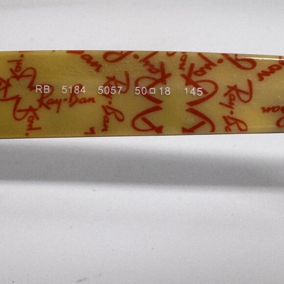 Ray-Ban RB5184 5057 Eyeglasses Frames Wayfarer 50-18-145 H17365 - Picture 5 of 7